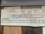Siemens valves and flaps slide rule 1960 Germany