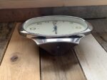 Five Rams oval chromium and grey alarm clock 1980 China