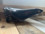 Brooks Conquest all terrain leather saddle bike black 1990 England - Image 6