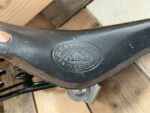 Brooks Conquest all terrain leather saddle bike black 1990 England - Image 3
