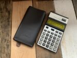 Casio HL-121 electronic calculator pouch 1980 Japan - Image 2