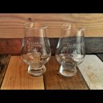 2 Whisky glasses for Talisker whisky Glencairn 1990