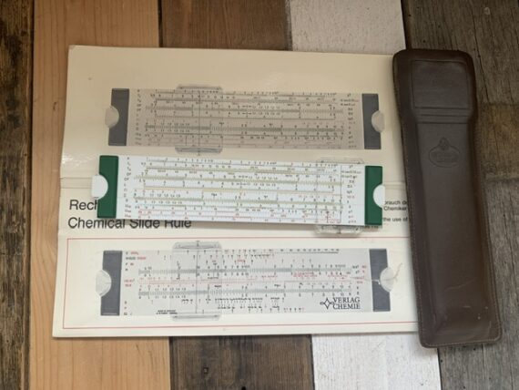 Faber Castell Chemie Verlag slide rule 1970 Germany - Image 6