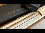 Faber Castell Statistik 3/11 concrete slide rule container 1950 Germany