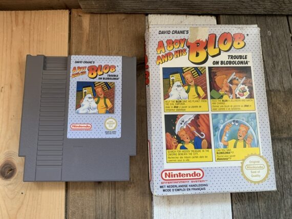A boy and his Blog NES video game PAL box 1991 Japan