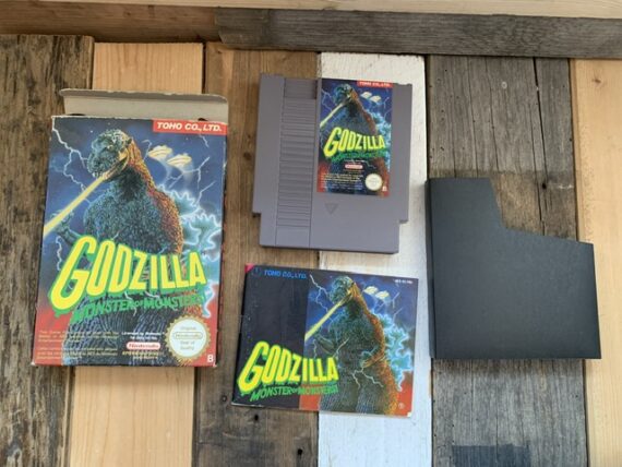 Godzilla NES video game box manual PAL 1992 JAPAN - Image 5