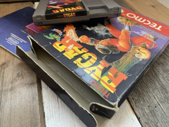 Rygar NES video game PAL box manual 1990 Japan - Image 2