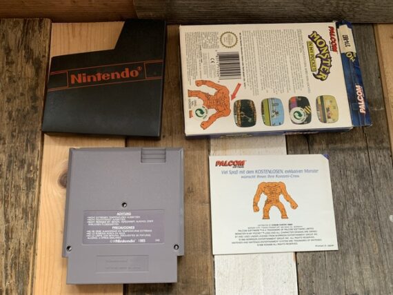 Monster in my pocket NES video game PAL box manual 1992 Japan - Image 5