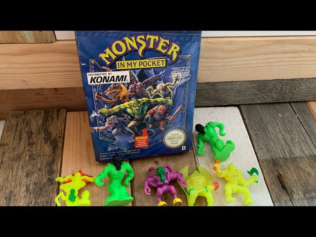 Monster in my pocket NES video game PAL box manual 1992 Japan Monster in my pocket NES video game PAL box manual 1992 Japan