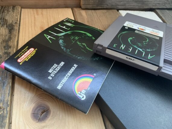 Alien 3 NES video game PAL manual 1992 Japan