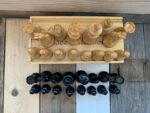 Lardy staunton Chess set K74 larger size weighted 1960 France - Image 4