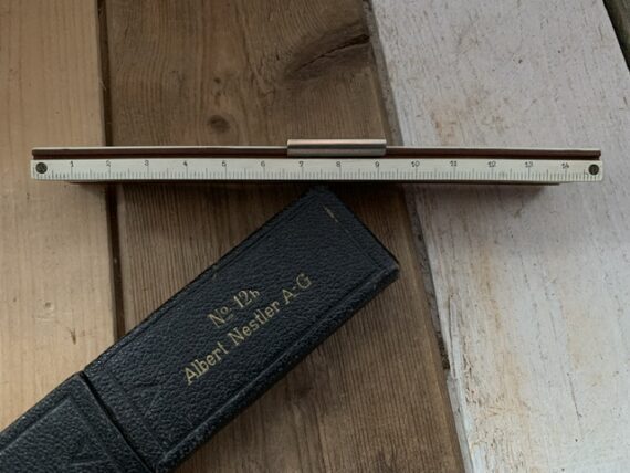 Nestler 12a 12b pocket slide rule Germany 1930 - Image 3