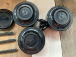 3x Morinox Italy STAR TREK espresso cup saucer spoon set 1980 Italy - Image 7