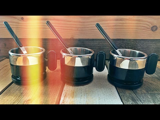 3x Morinox Italy STAR TREK espresso cup saucer spoon set 1980