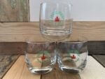 3 Whisky glasses for Inver House Scotch whisky 1980