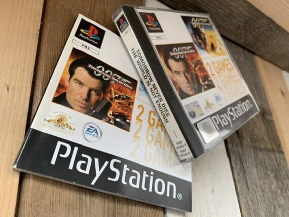 James Bond PS1 video game PAL box manual 1999 Japan - Image 4