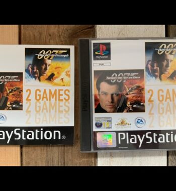 James Bond PS1 video game PAL box manual 1999 Japan double game
