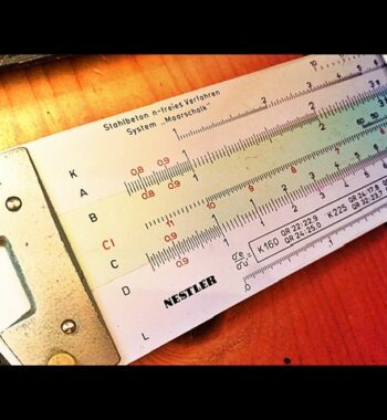 Nestler 0440 Maarschalk Concrete slide rule Germany 1960