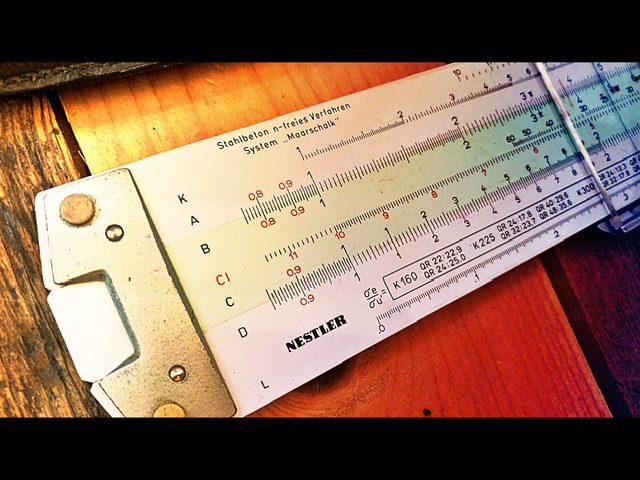 Nestler 0440 Maarschalk Concrete slide rule Germany 1960 Nestler 0440 Maarschalk Concrete slide rule Germany 1960