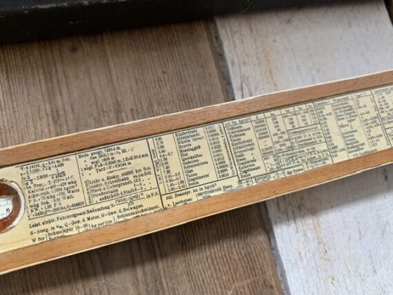 Nestler 37/15 Electric pocket slide rule magnifier Germany 1930 - Image 5