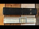 Nestler 37/15 Electric pocket slide rule magnifier Germany 1930