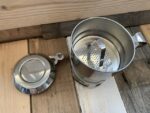 Menagia Baes Durobor Duralex steel single serve drip pot 1970 Belgium