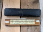 Nestler Wichmann 474 1/2 Rietz pocket slide rule Germany 1920