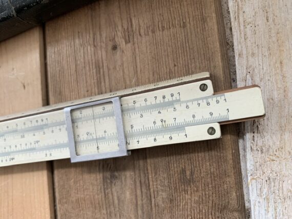 Nestler Wichmann 474 1/2 Rietz pocket slide rule Germany 1920 - Image 2