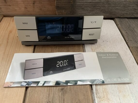 Jacob Jensen design silver thermometer 2000 Denmark - Image 2