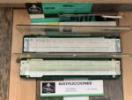 Faber Castell 2x Novo Duplex 2/83 and 2/82 slide rule full sets 1960 Germany