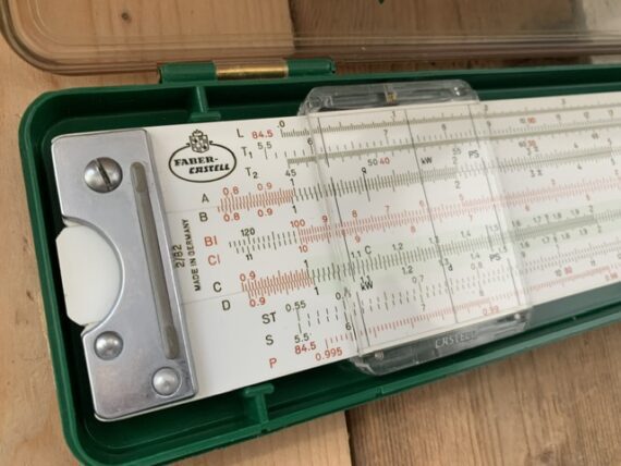 Faber Castell 2x Novo Duplex 2/83 and 2/82 slide rule full sets 1960 Germany - Image 8