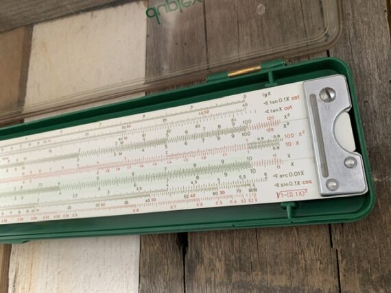 Faber Castell 2x Novo Duplex 2/83 and 2/82 slide rule full sets 1960 Germany - Image 9