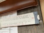 Graphoplex LIS CGGC 2311 HydroLog slide rule sleeve 1970 France