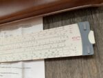 Graphoplex LIS CGGC 2311 HydroLog slide rule sleeve 1970 France - Image 5
