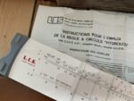 Graphoplex LIS CGGC 2311 HydroLog slide rule sleeve 1970 France - Image 7