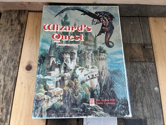Wizard Quest strategic board game Avon Hill 1979 USA
