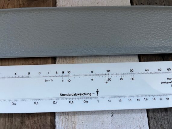Haury test chemical slide rule 1960 Germany - Image 4