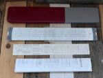 Graphoplex 690a Neperlog log-log slide rule full set 1970 France - Image 4