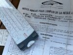 Graphoplex 690a Neperlog log-log slide rule full set 1970 France