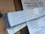 Graphoplex 690a Neperlog log-log slide rule full set 1970 France - Image 6