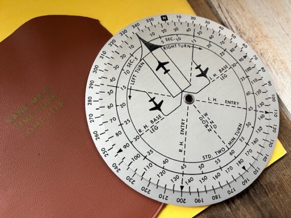 Kane MK-8 time turn computer air navigation slide rule manual 1964 USA - Image 4