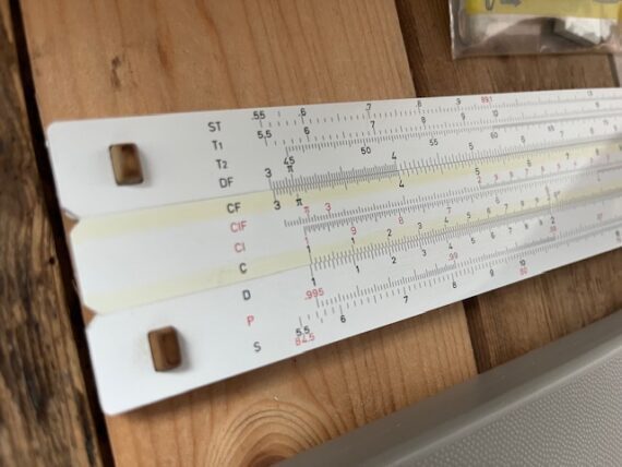 Aristo 90110 Krupp Rohstoffe raw materials slide rule 1970 Germany - Image 4