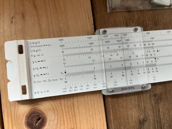 Aristo 90110 Krupp Rohstoffe raw materials slide rule 1970 Germany - Image 3