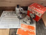 Mignon 2 cup moka pot OMG round knob in box 1960 Italy - Image 4