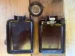 Zeiler 4350 torch flashlight dark brown bakelite Germany 1940