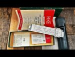 Keuffel Esser 4181-1C Pocket Duplex DeciTrig slide rule case 1960 USA