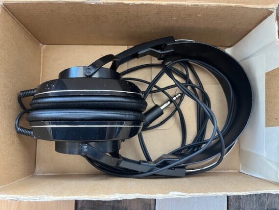 Pioneer SE-450 headphones large plug box 1990Japan