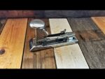 Ace Pilot 404 chrome spring loaded Stapler 1980 USA