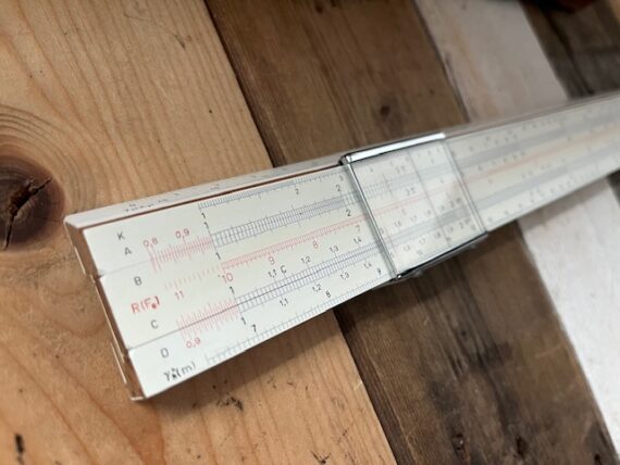 Nestler 0439 system Jakob concrete slide rule Germany 1960 - Image 5