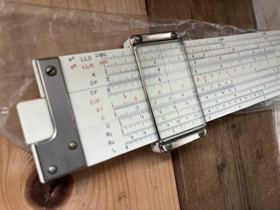 Post Hemmi Versalog 1460 slide rules manual 1960 USA Japan USA - Image 2